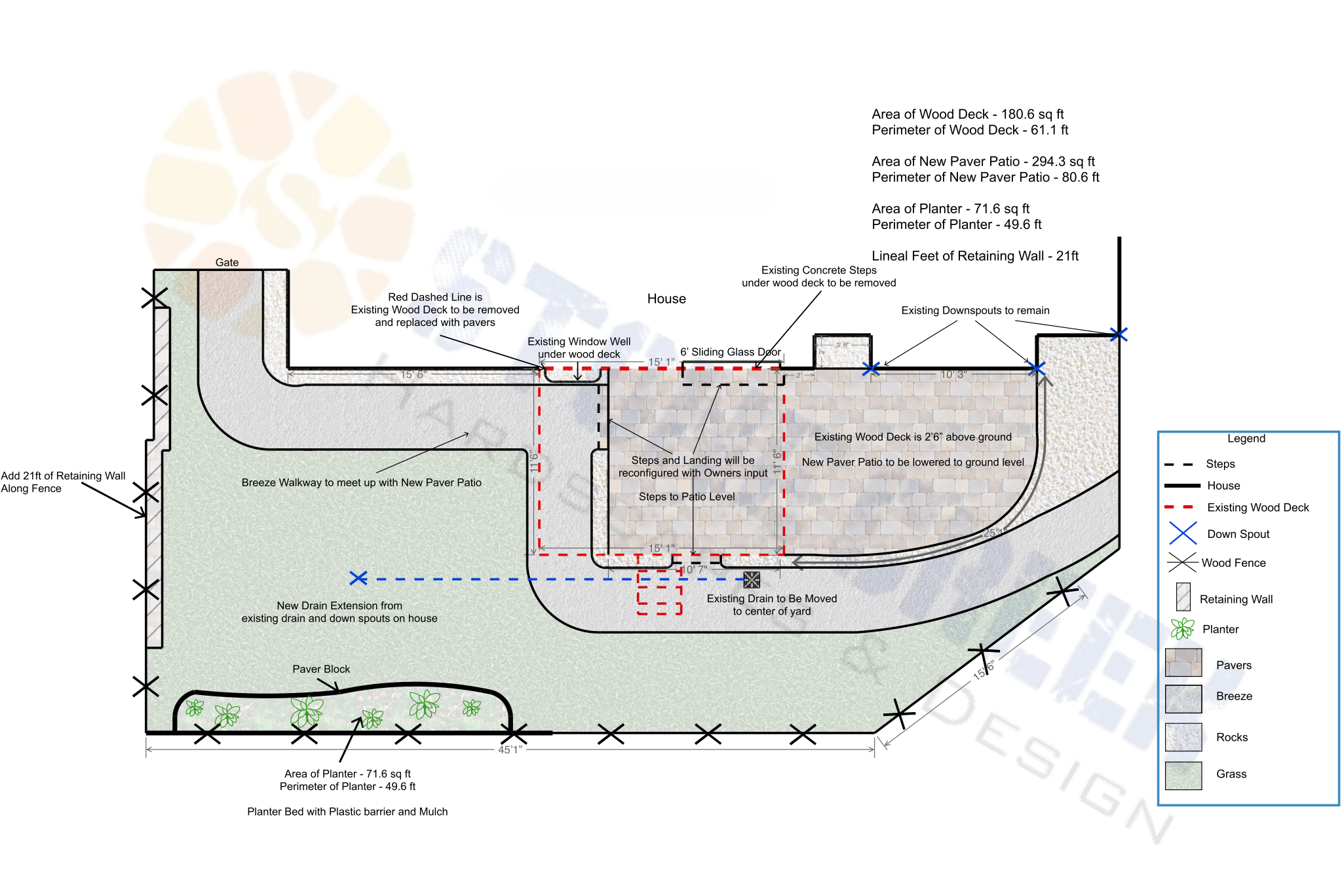 ustom paver patio design plan for a Colorado home by Stone Creek Hardscapes
