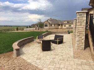 paver patio in highlands ranch colorado