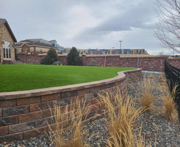 Retaining walls installation by Stone Creek Hardscapes in Colorado