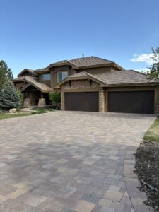 Centennial paver driveways installation by Stone Creek Hardscapes in Colorado