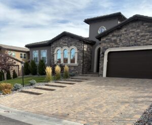 Aurora paver front entry picture