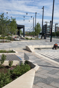 professional commercial paver contractor project in Colorado