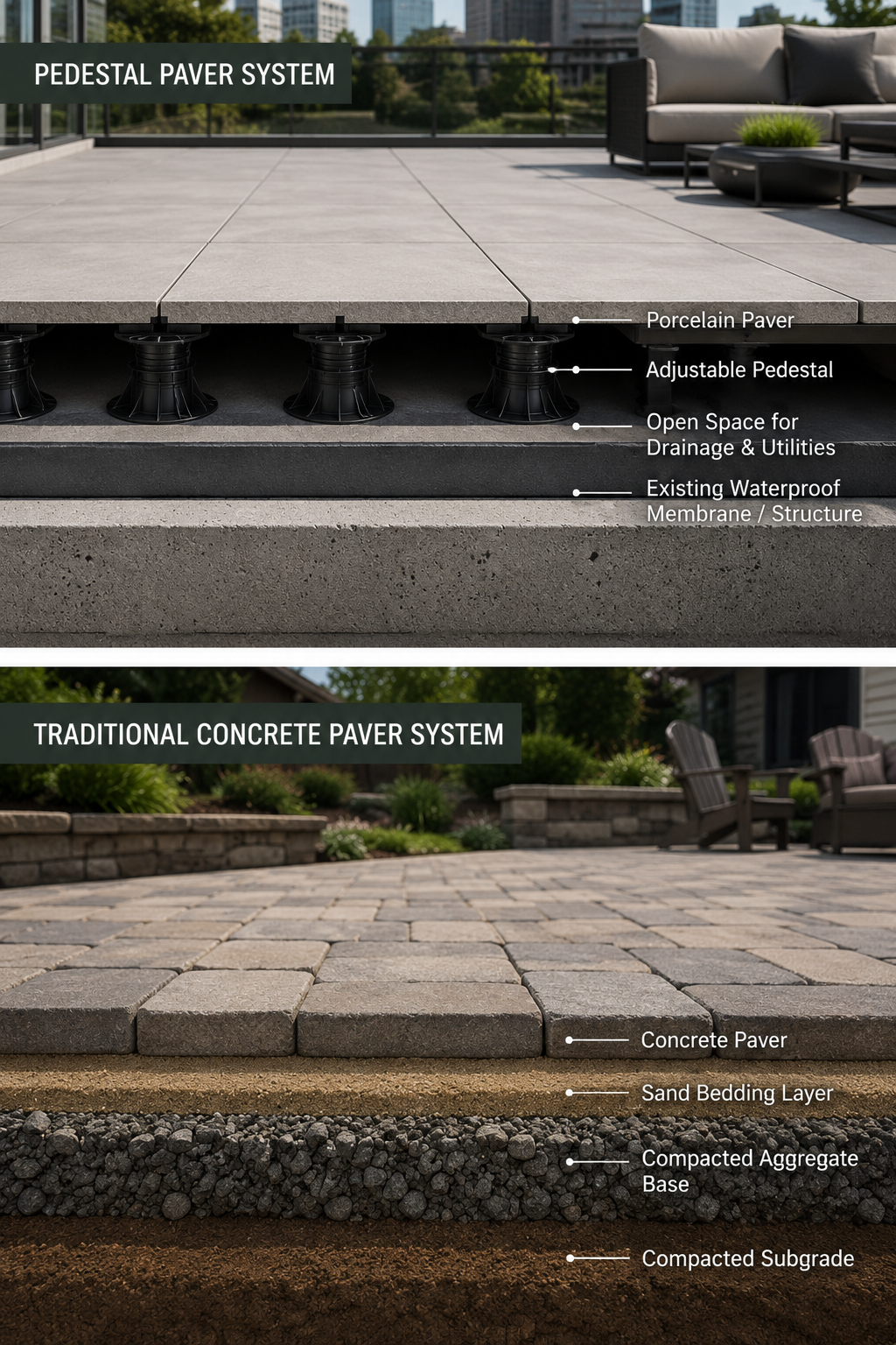 Pedestal Pavers Denver | Rooftop & Porcelain Paver Systems